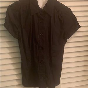 Short sleeved cotton blouse